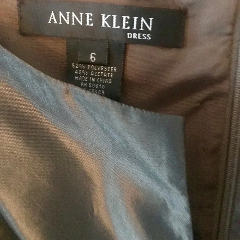 Bronze formal tea length dress - Picture 4 of 8